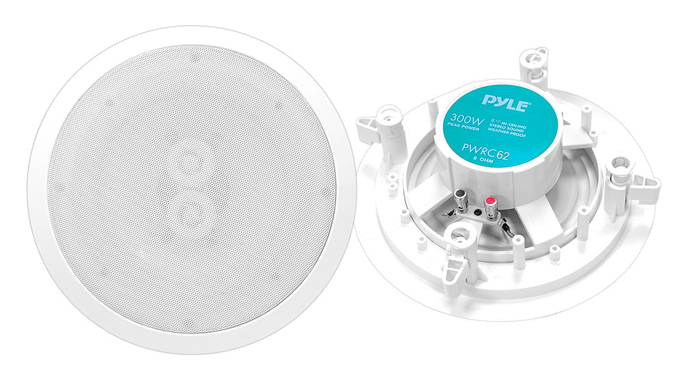 Details About New Pyle Pwrc62 6 5 In Ceiling Dual Channel Voice Coil Weather Proof Speaker