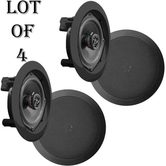 New Pyle Pdic81rdbk 8 Two Way In Ceiling Speaker System